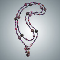 Rhodonite & Freshwater Pearl Necklace
