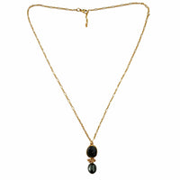 Radiant Sapphire & Pearl Necklace
