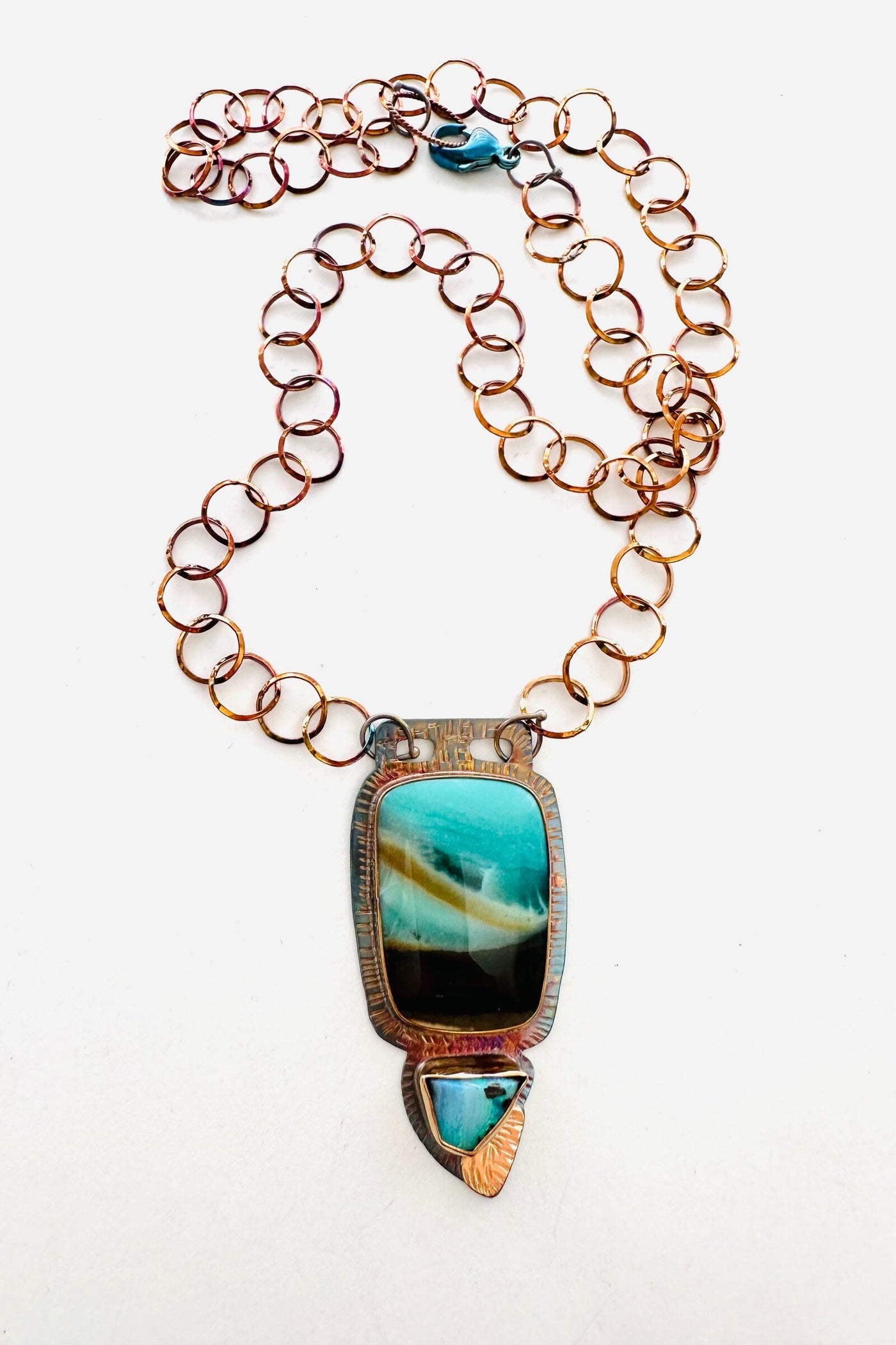 Dark Sands Blue Skies Necklace