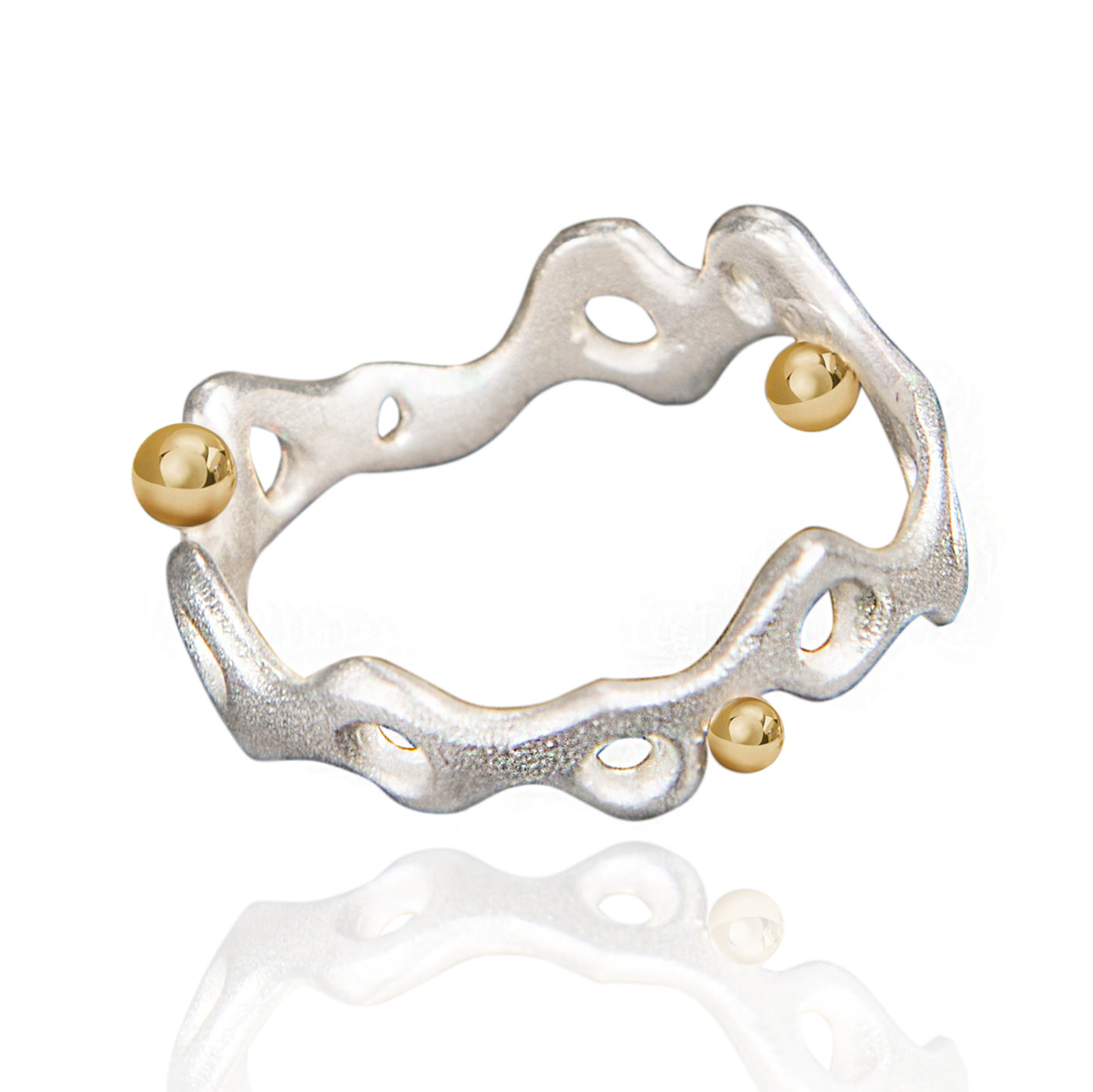 sandblasted silver