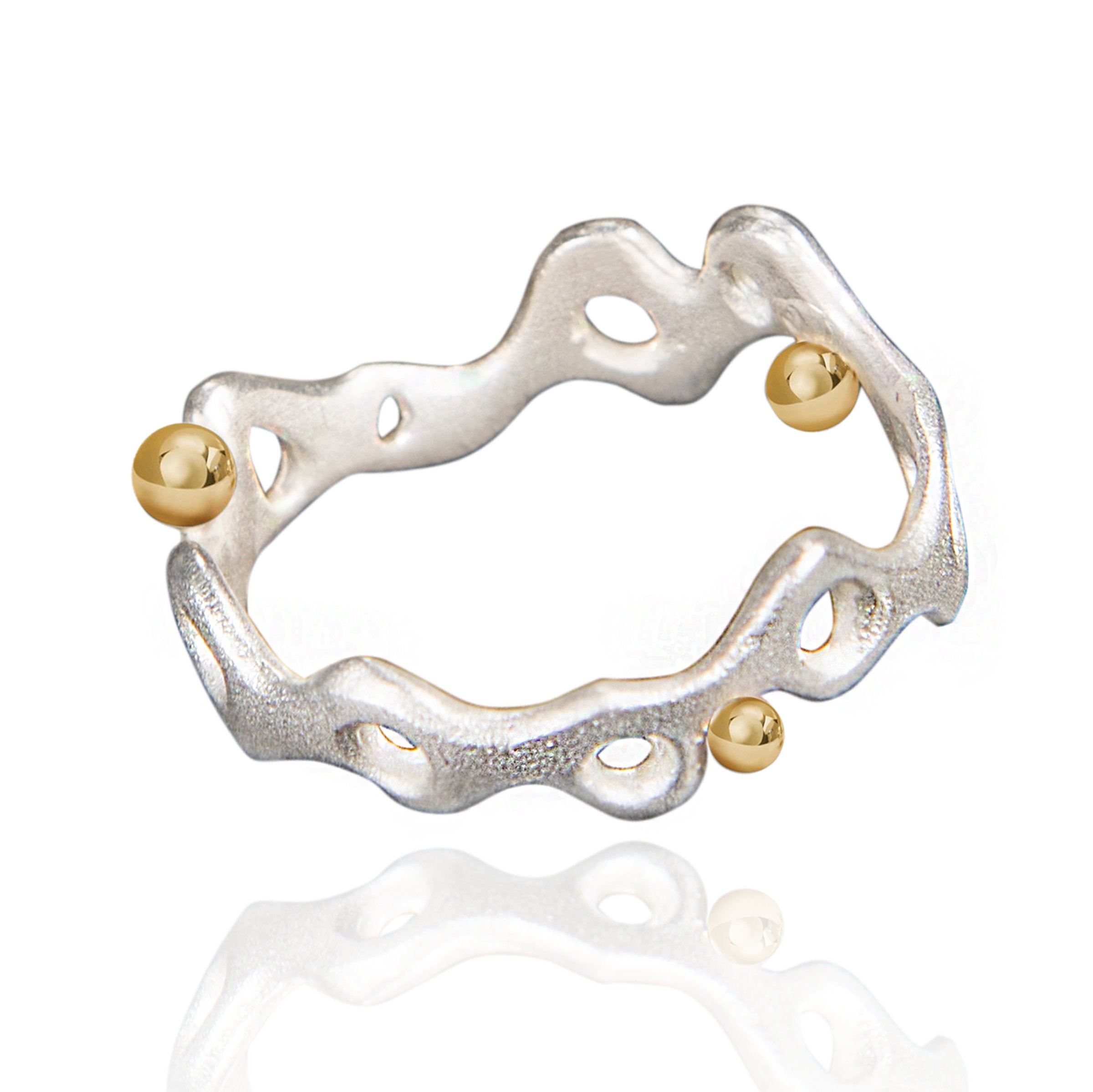 sandblasted silver