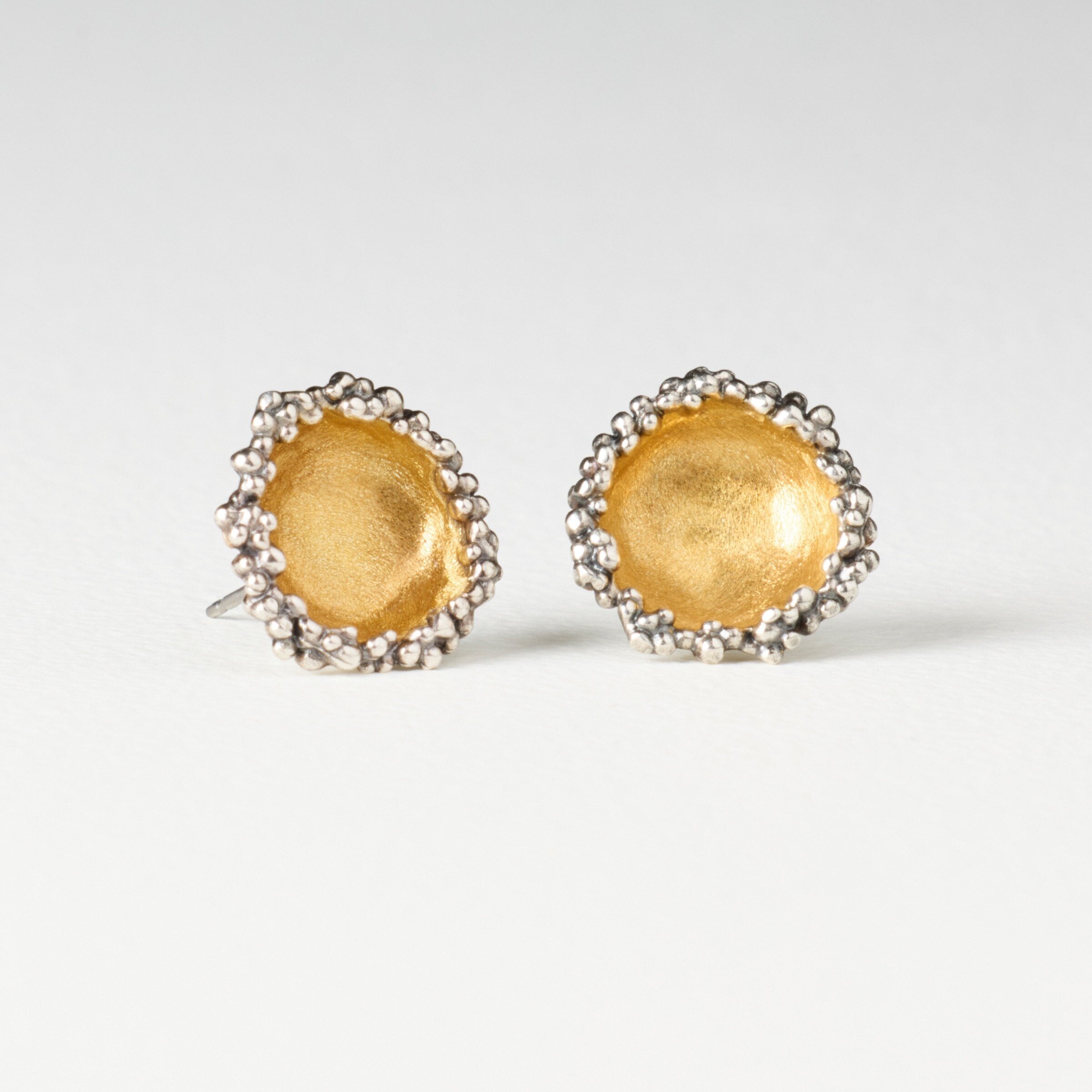 Gold Cup Earrings