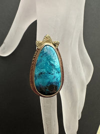 Blue Fan Ring