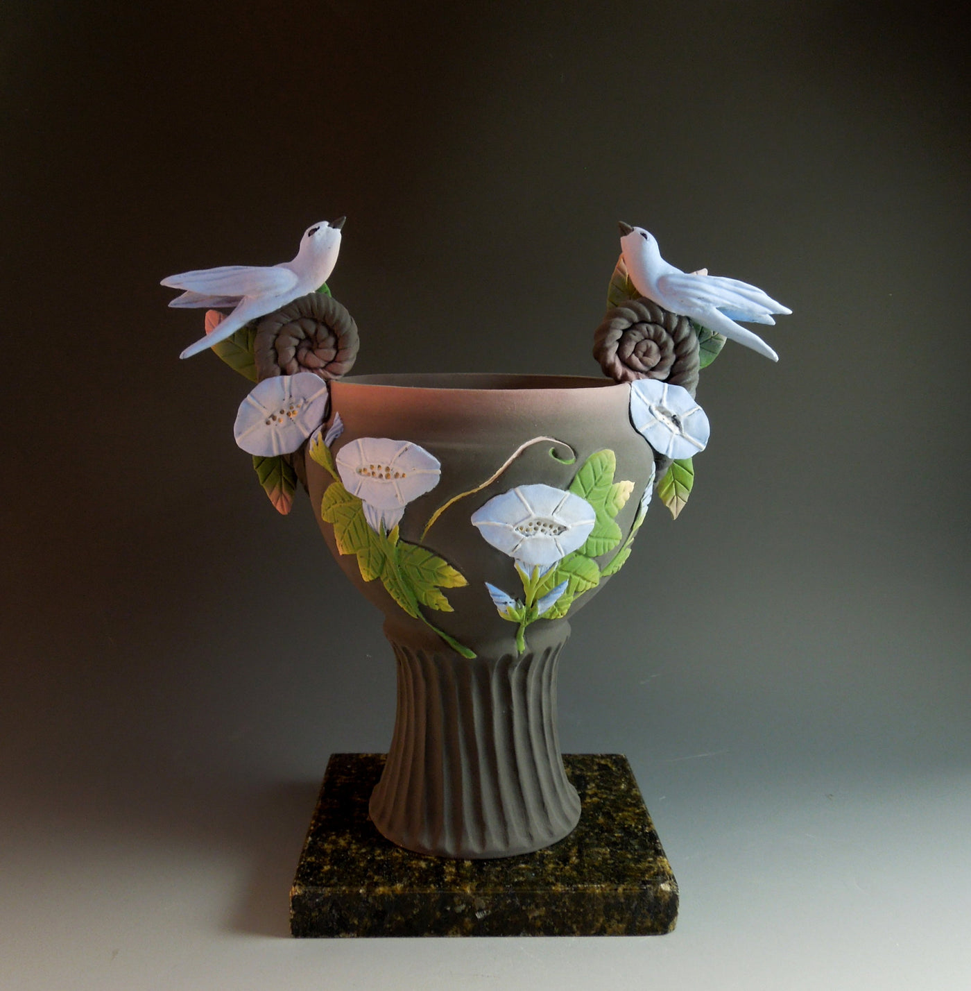 Bluebirds for Happiness Vessel