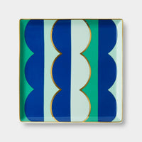 Riviera Blue Wave Ceramic Tray