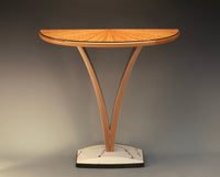 V Demilune Table