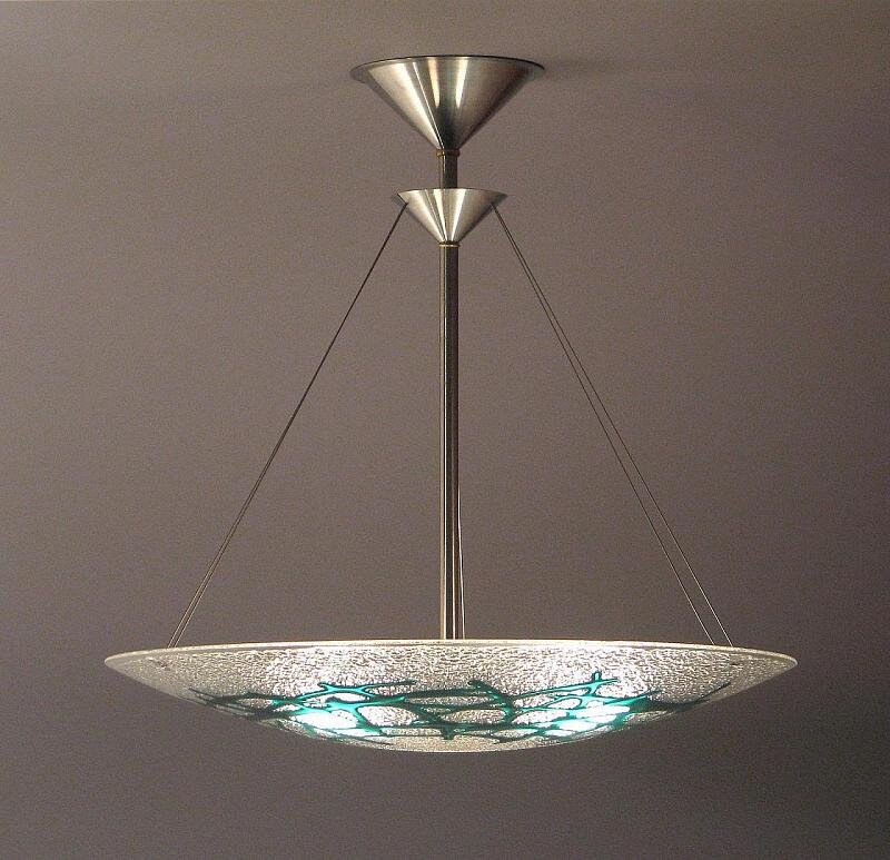 Emerald Bramble Bowl Pendant