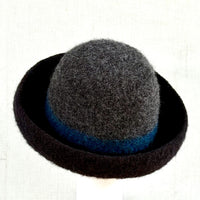 Striped Felt Hat