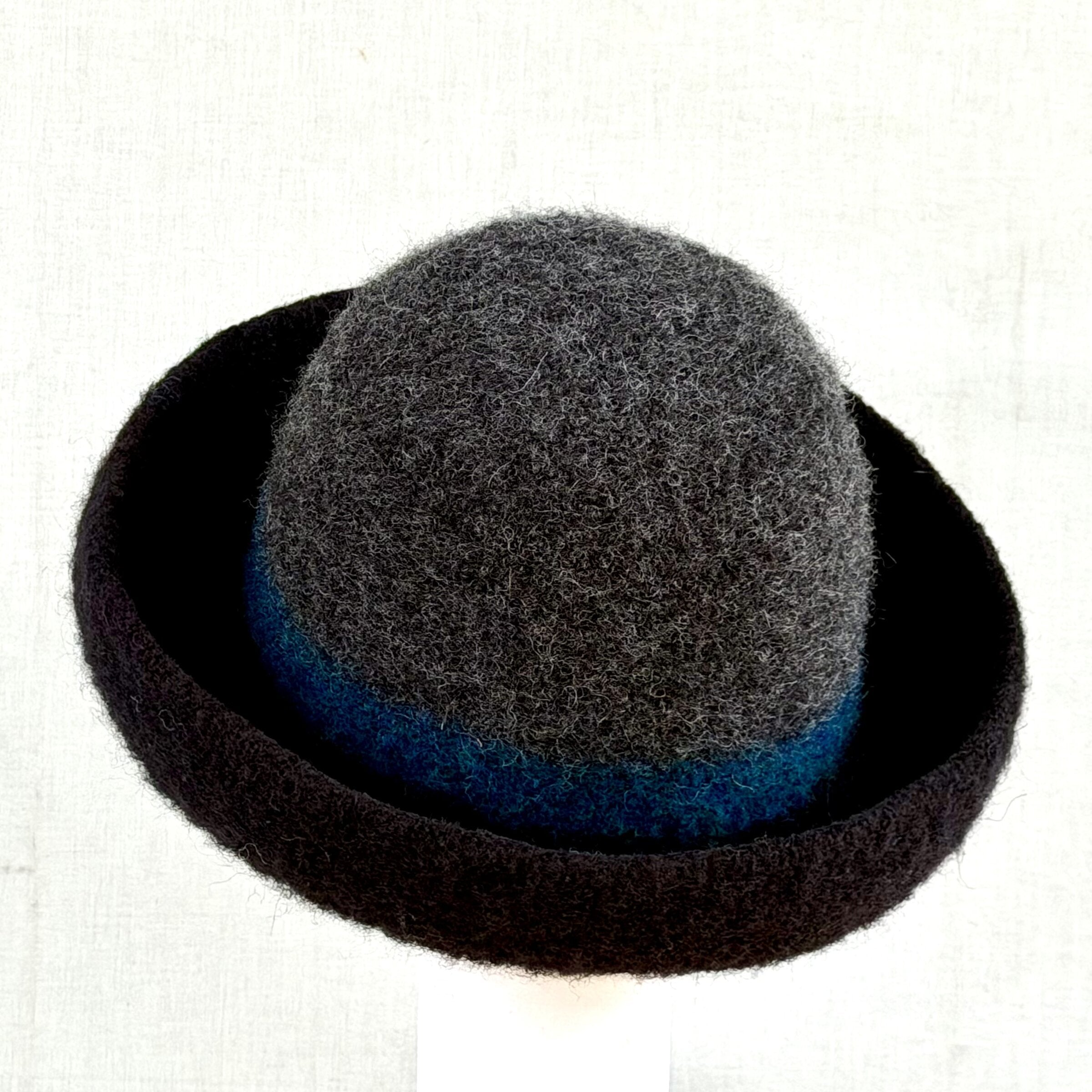 Striped Felt Hat