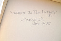 Summer in the Foothills