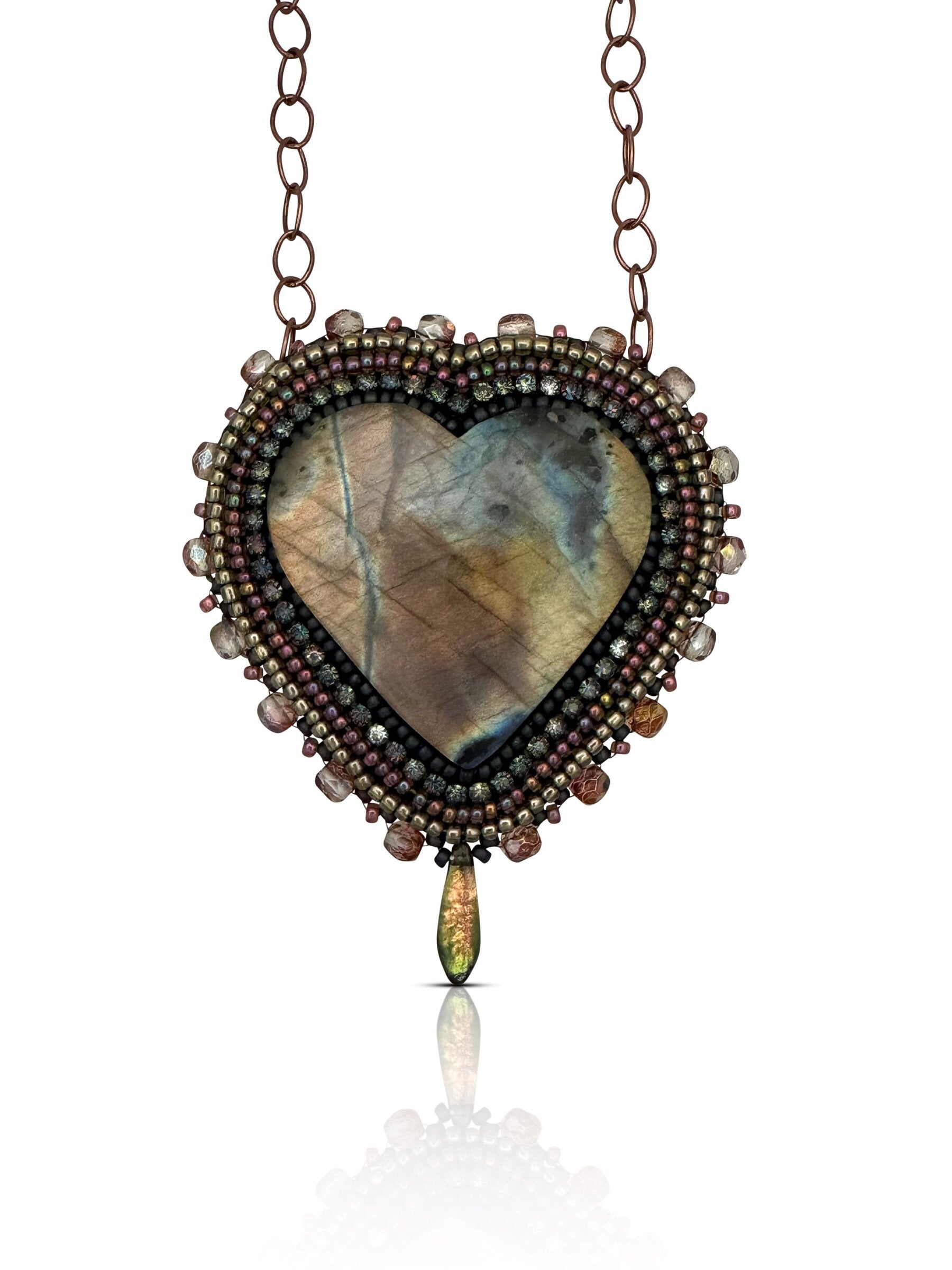 Labradorite Heart Pendant No. 7