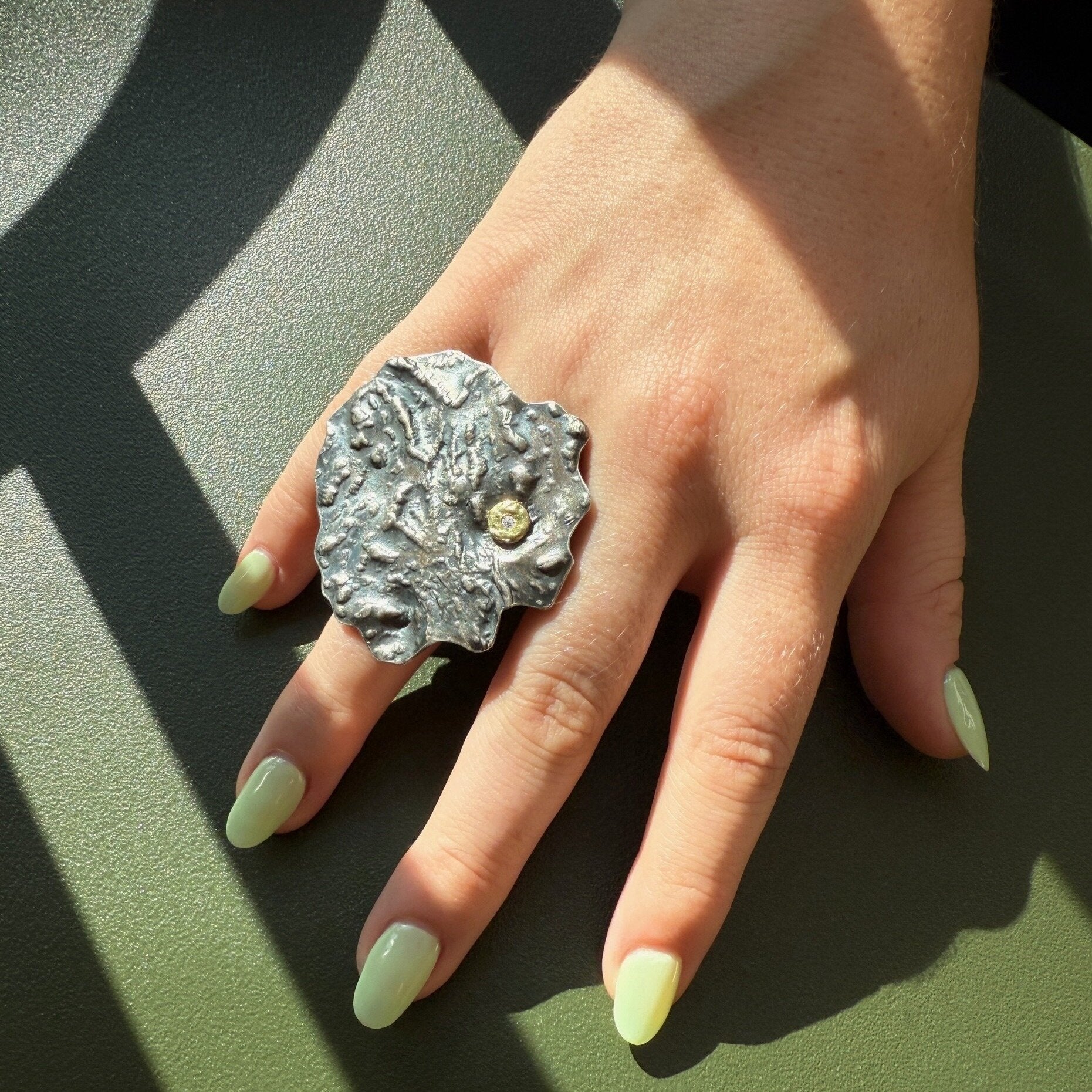 Diamond Dappled Ring