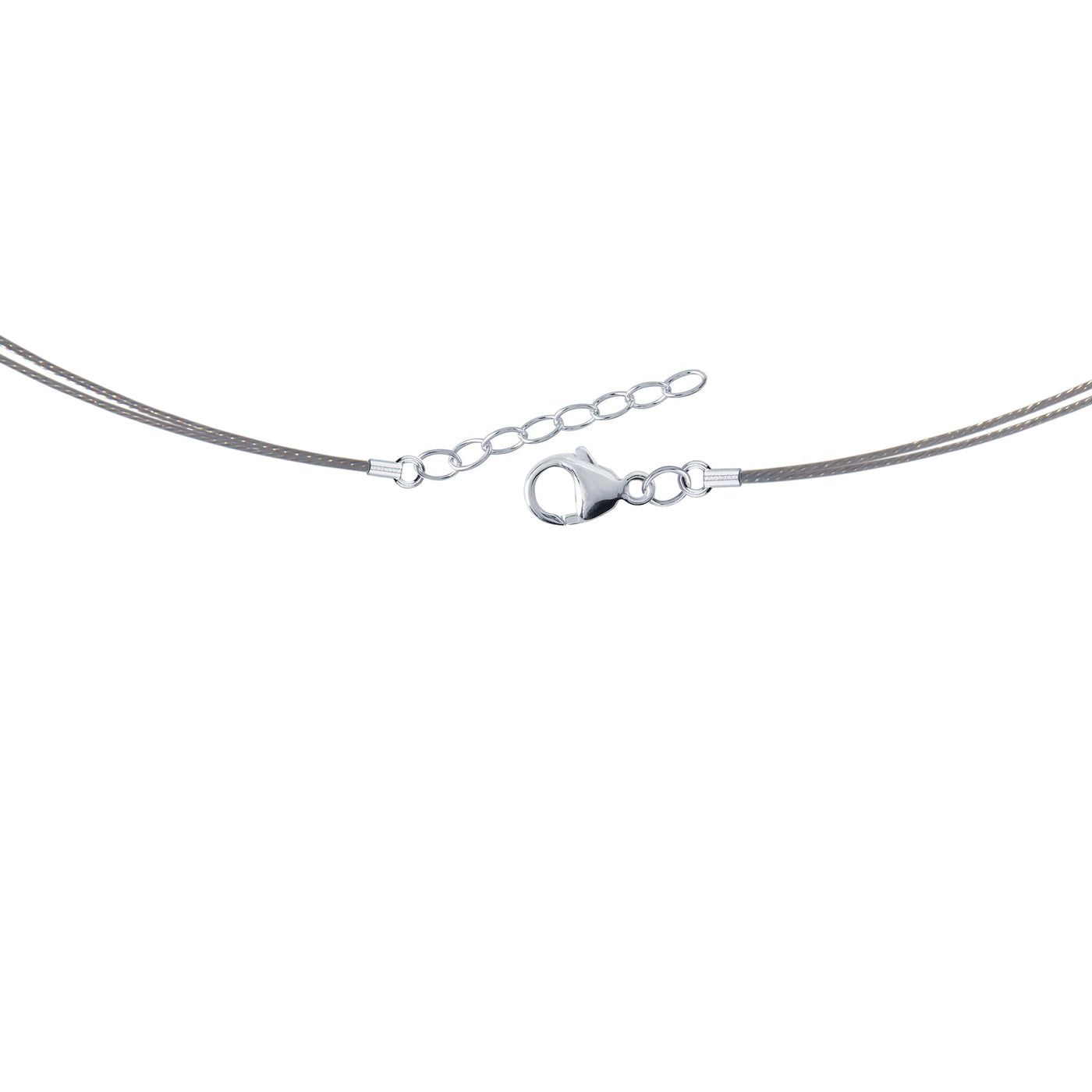 White Gold Languor of Existence Necklace