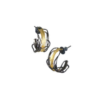 Black & Gold Edge Earrings