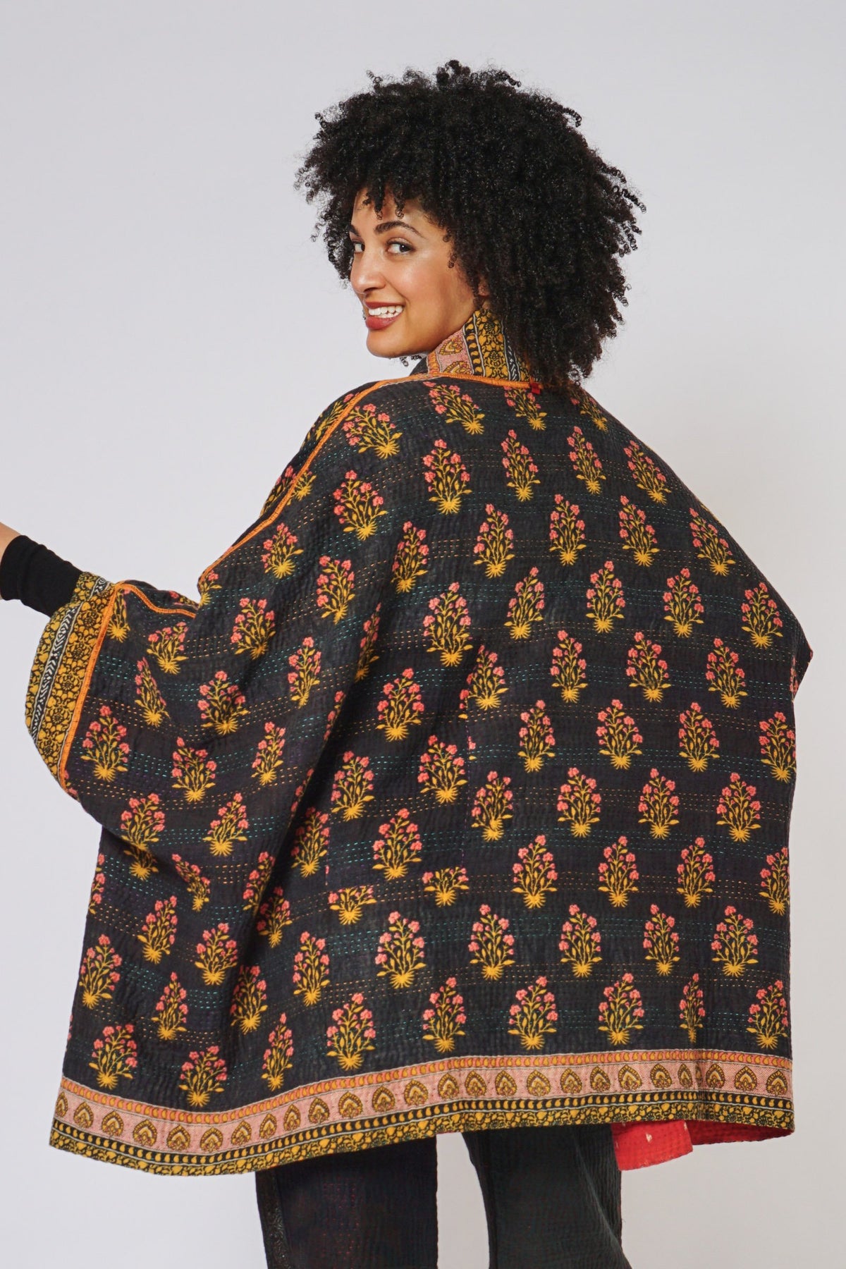 Double Collar Poncho #3