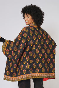 Double Collar Poncho #3
