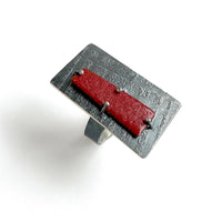 Enamel Wedge Ring