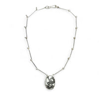 Graphic Graphite Necklace VII