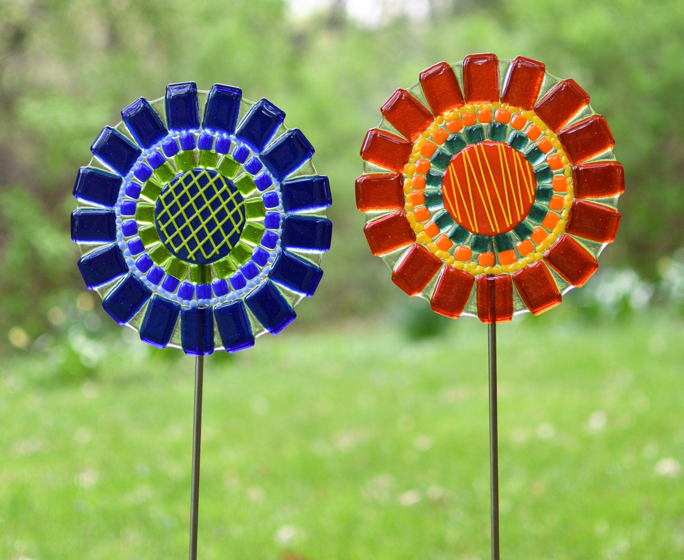 Candy Flower Garden Stake