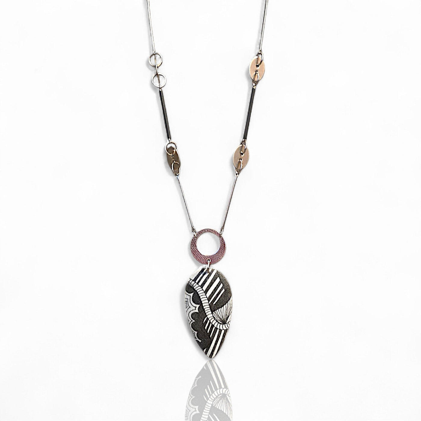 Echoes of Steel Necklace