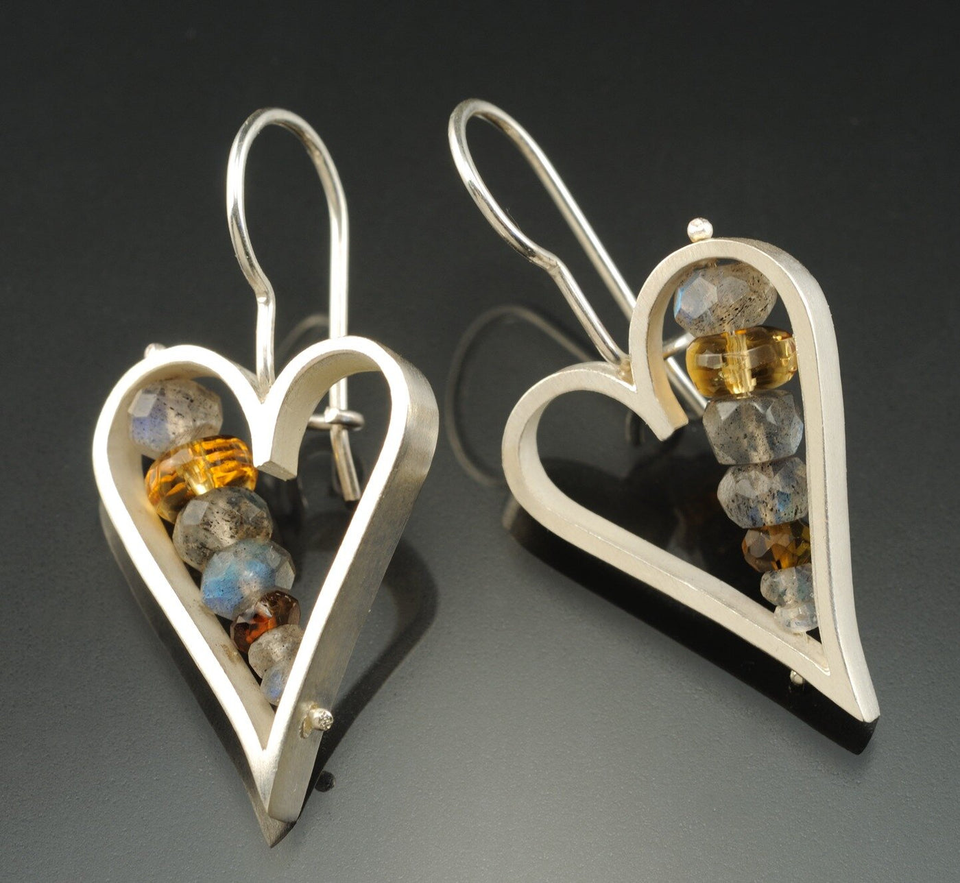 Honey Heart Earrings