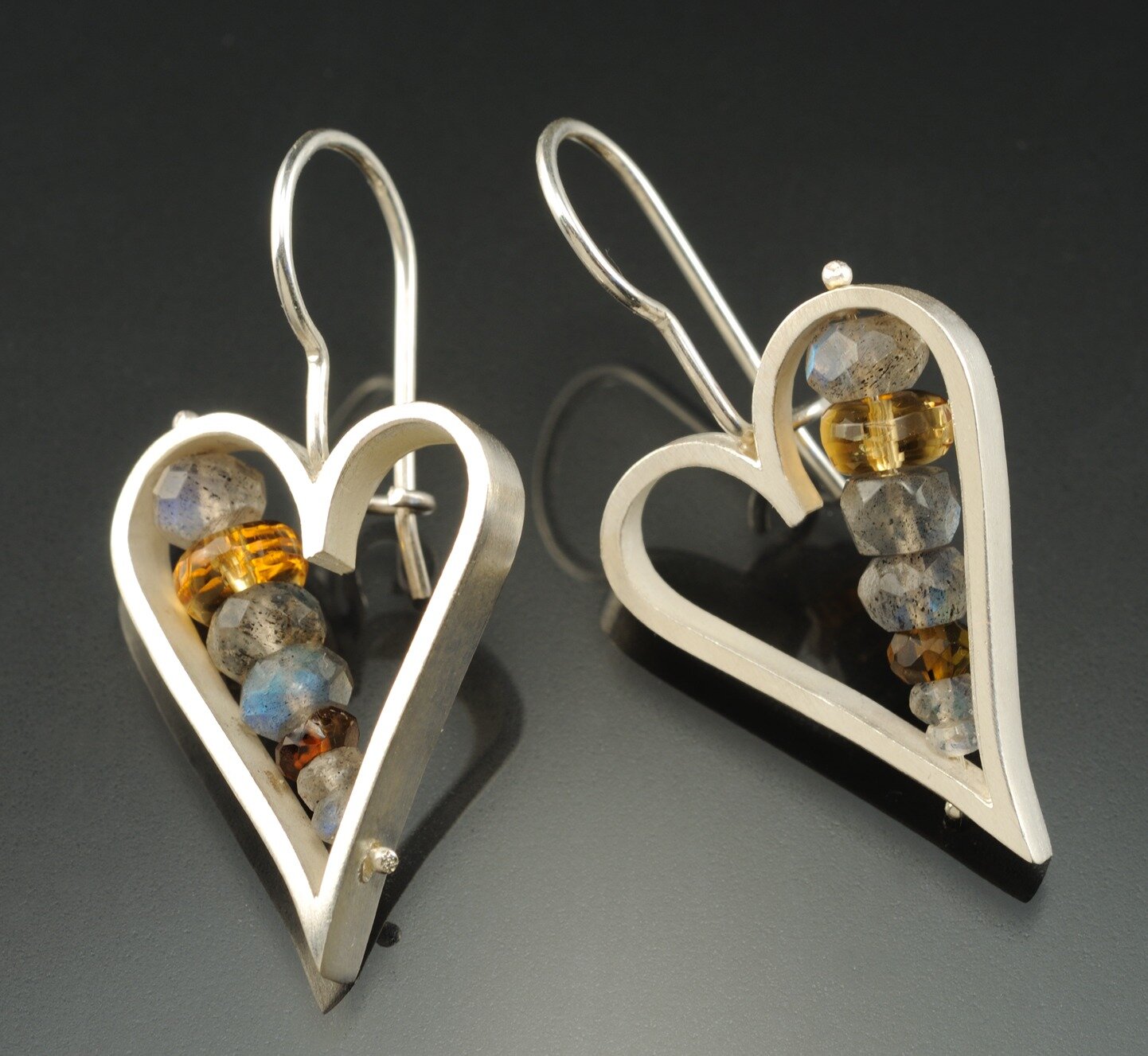 Honey Heart Earrings