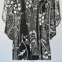 Sunflower Kimono detail