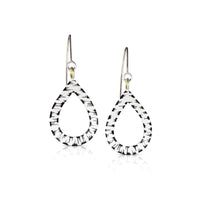 Black & White Drop Earrings