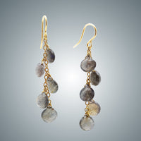 Labradorite Waterfall Earrings