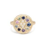 Sapphire Circle Ring
