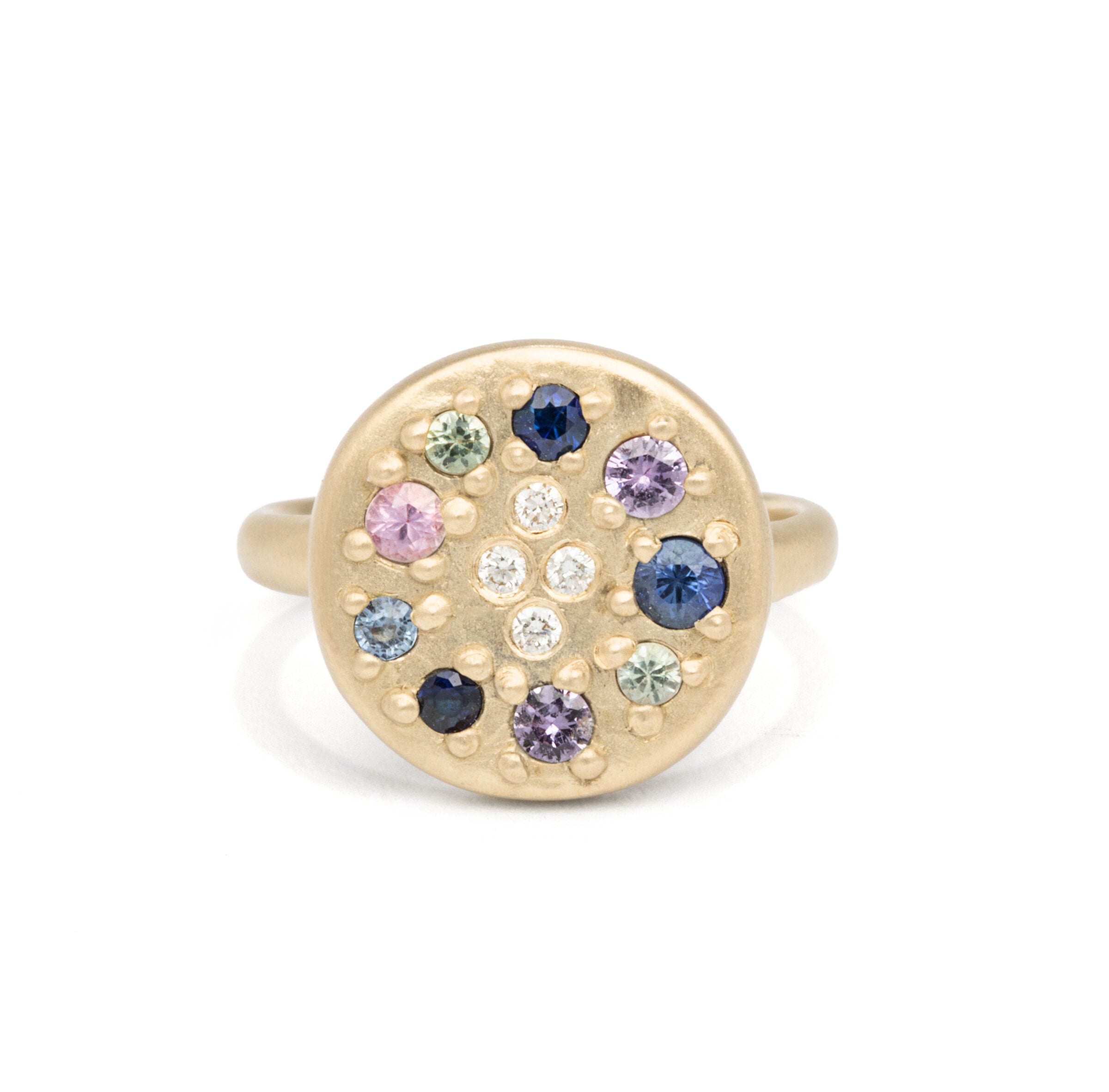 Sapphire Circle Ring