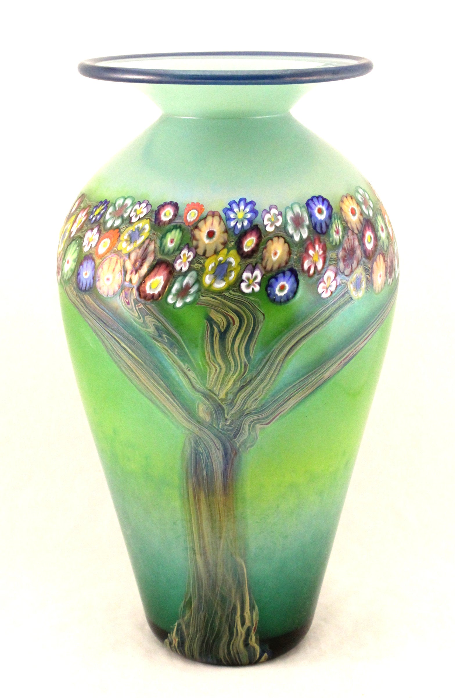 Green Vines Vase III