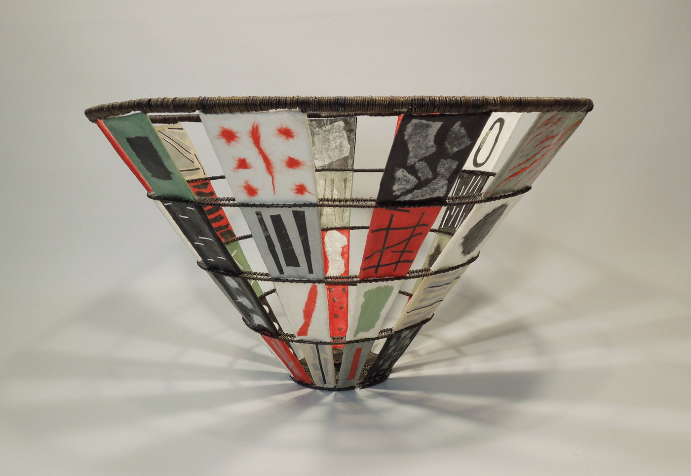 Color Swatch Basket in Grays