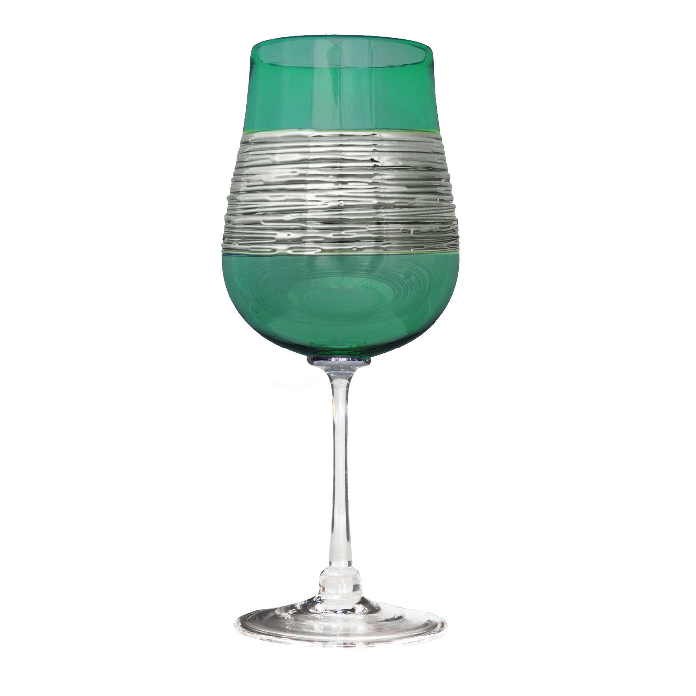 Green, white wine