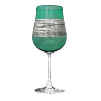 Green, white wine