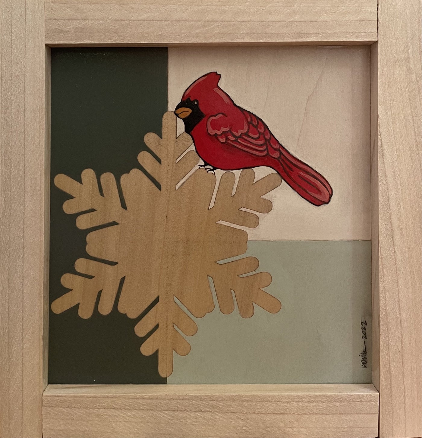 Cardinal on Snowflake