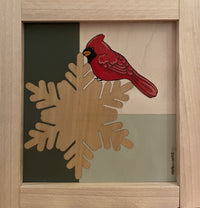 Cardinal on Snowflake