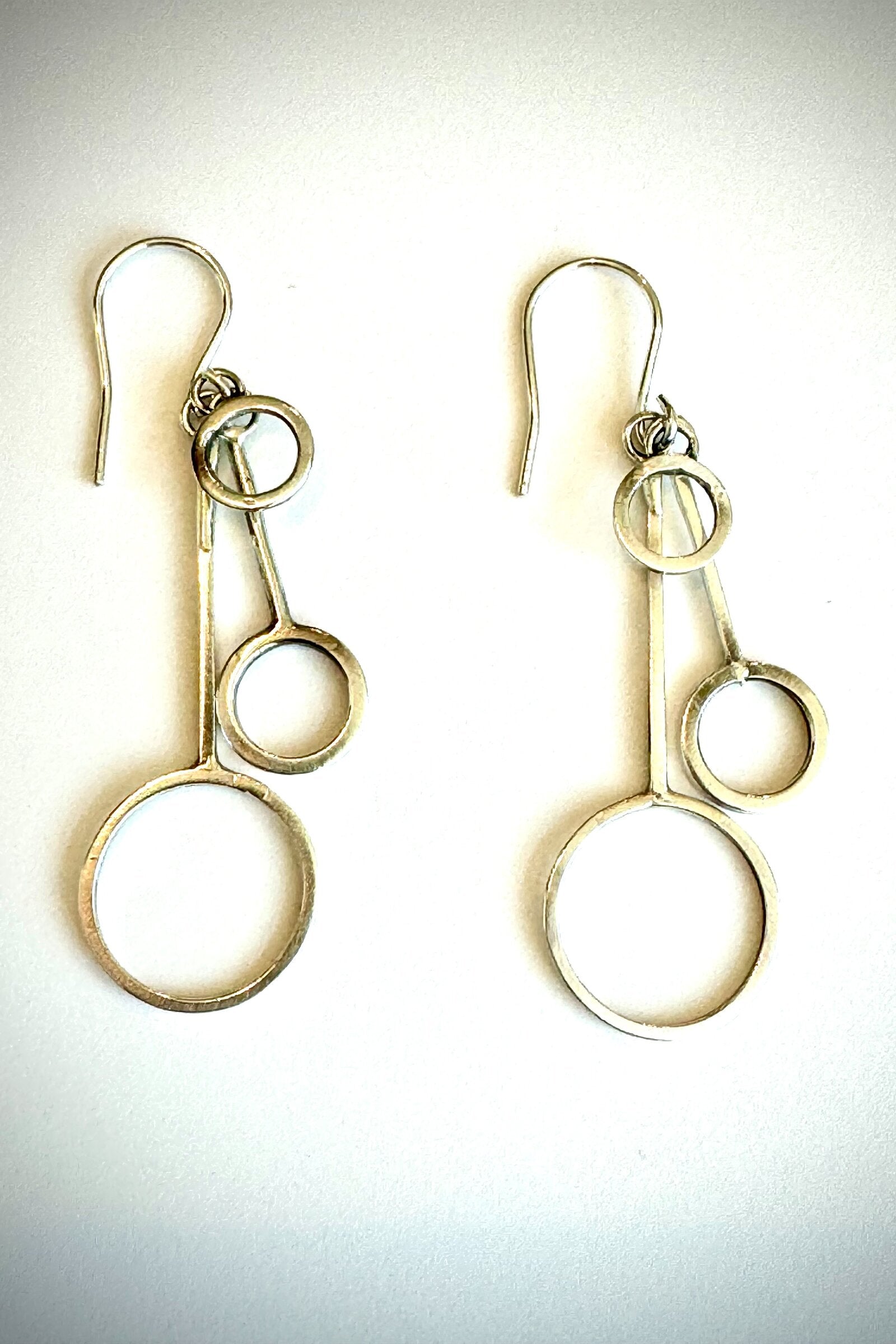 Triple Swinging Rings Earrings