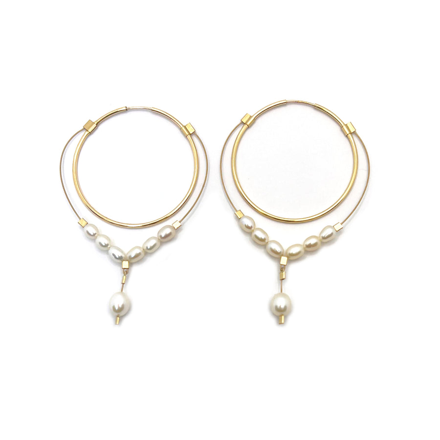 Waterdrop Hoop Earrings