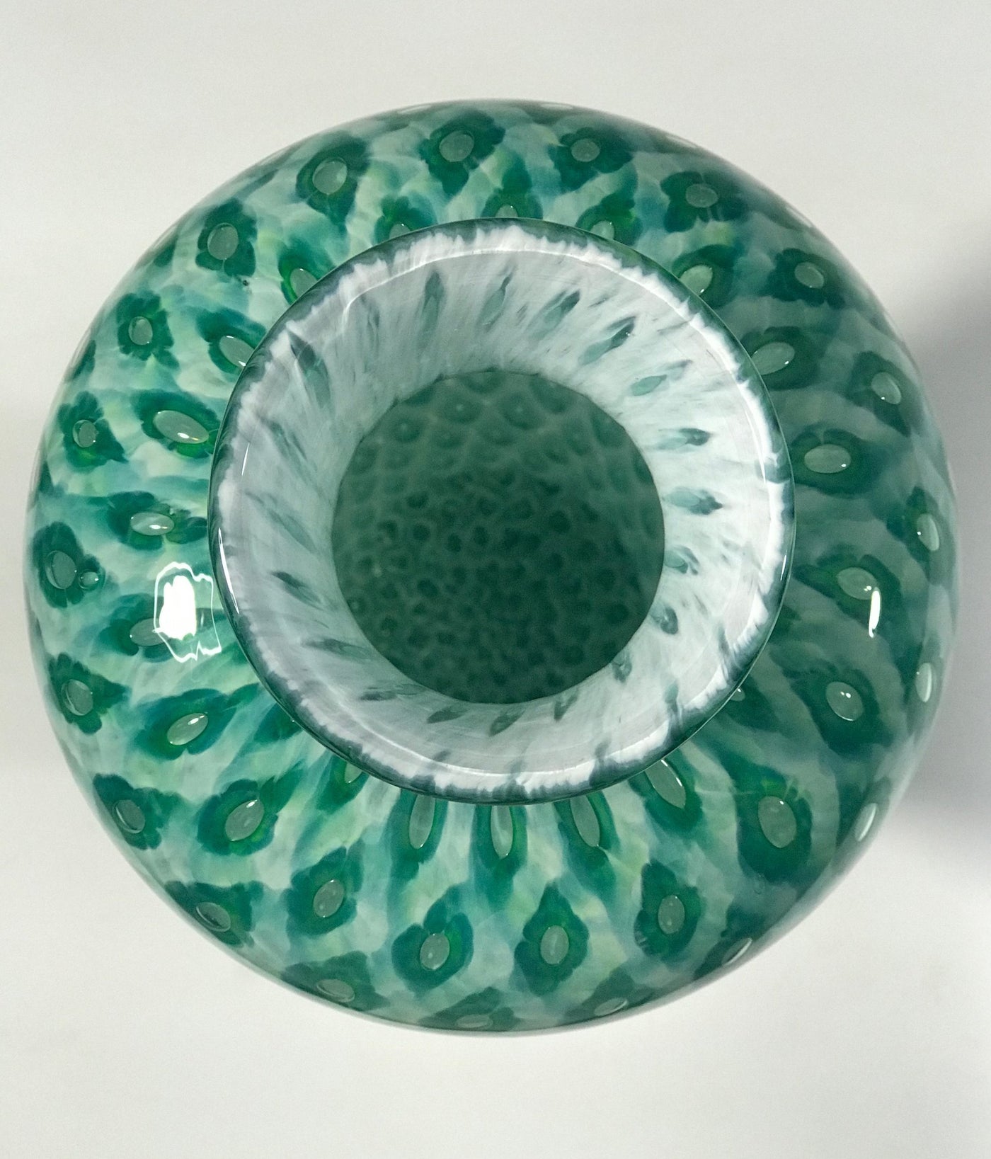 Lagoon Green Amphora Vase