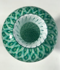 Lagoon Green Amphora Vase