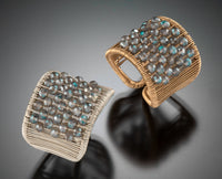 Labradorite Encrusted Ring