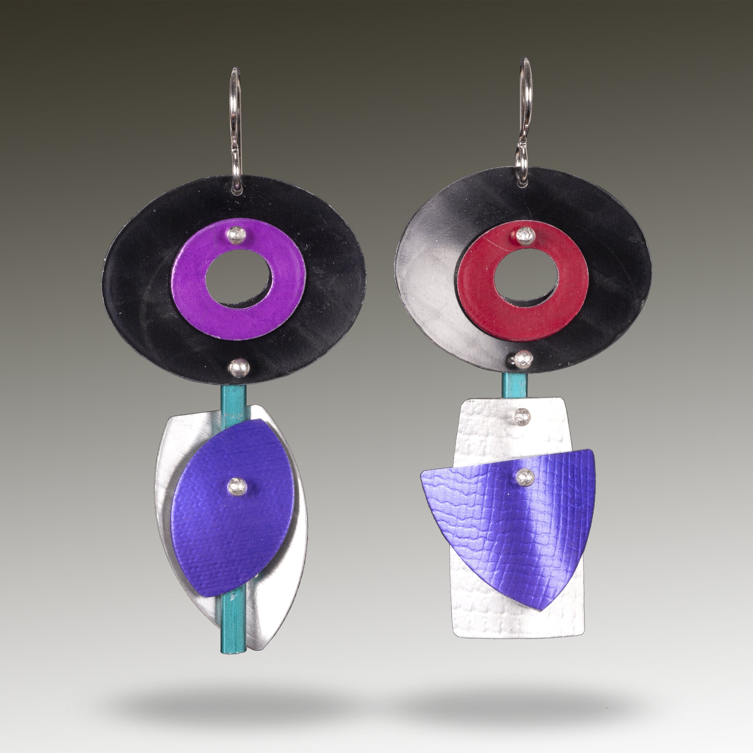 Black, Violet, Silver & Purple