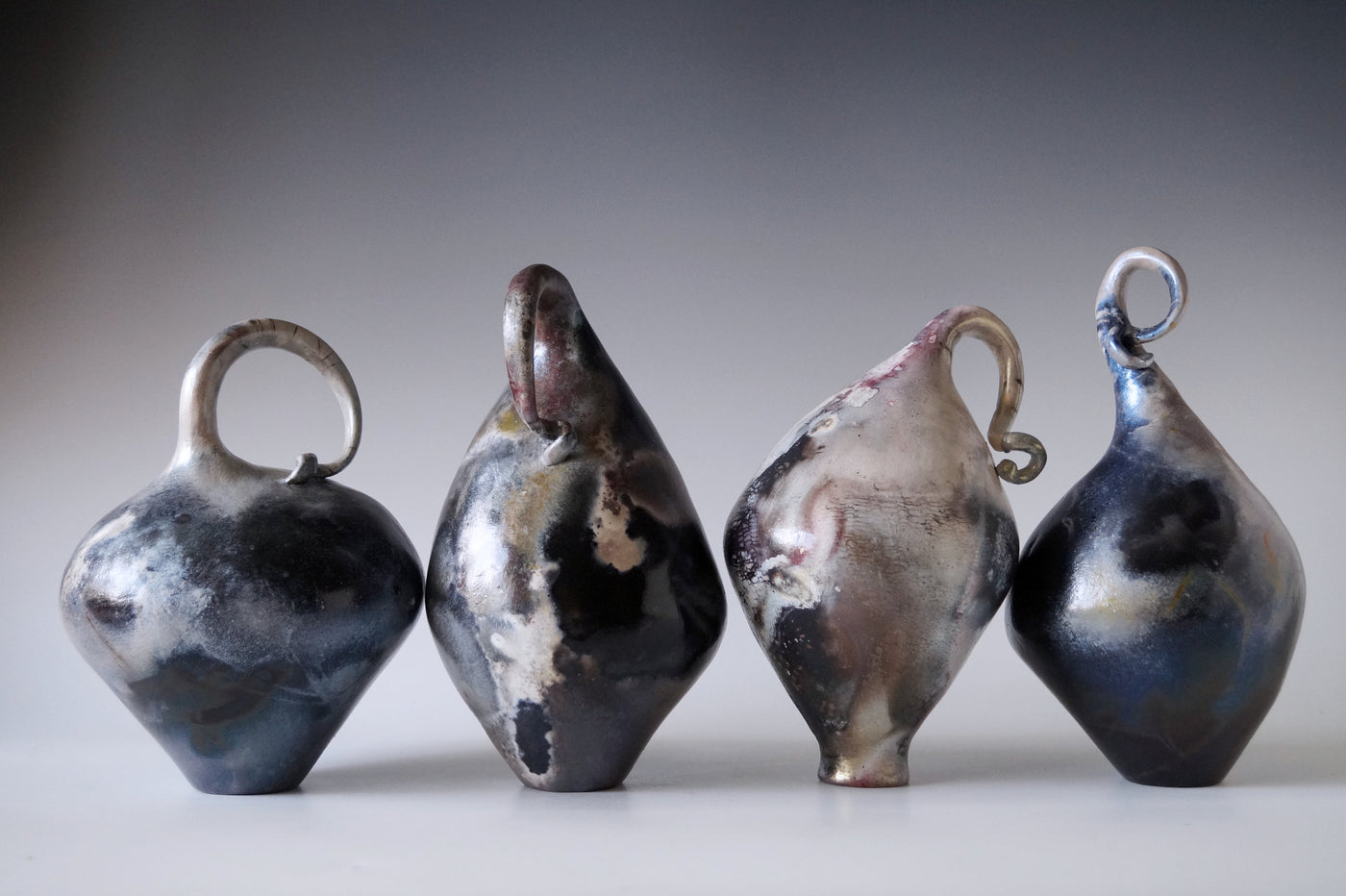 Handmade Pit Raku Vessel