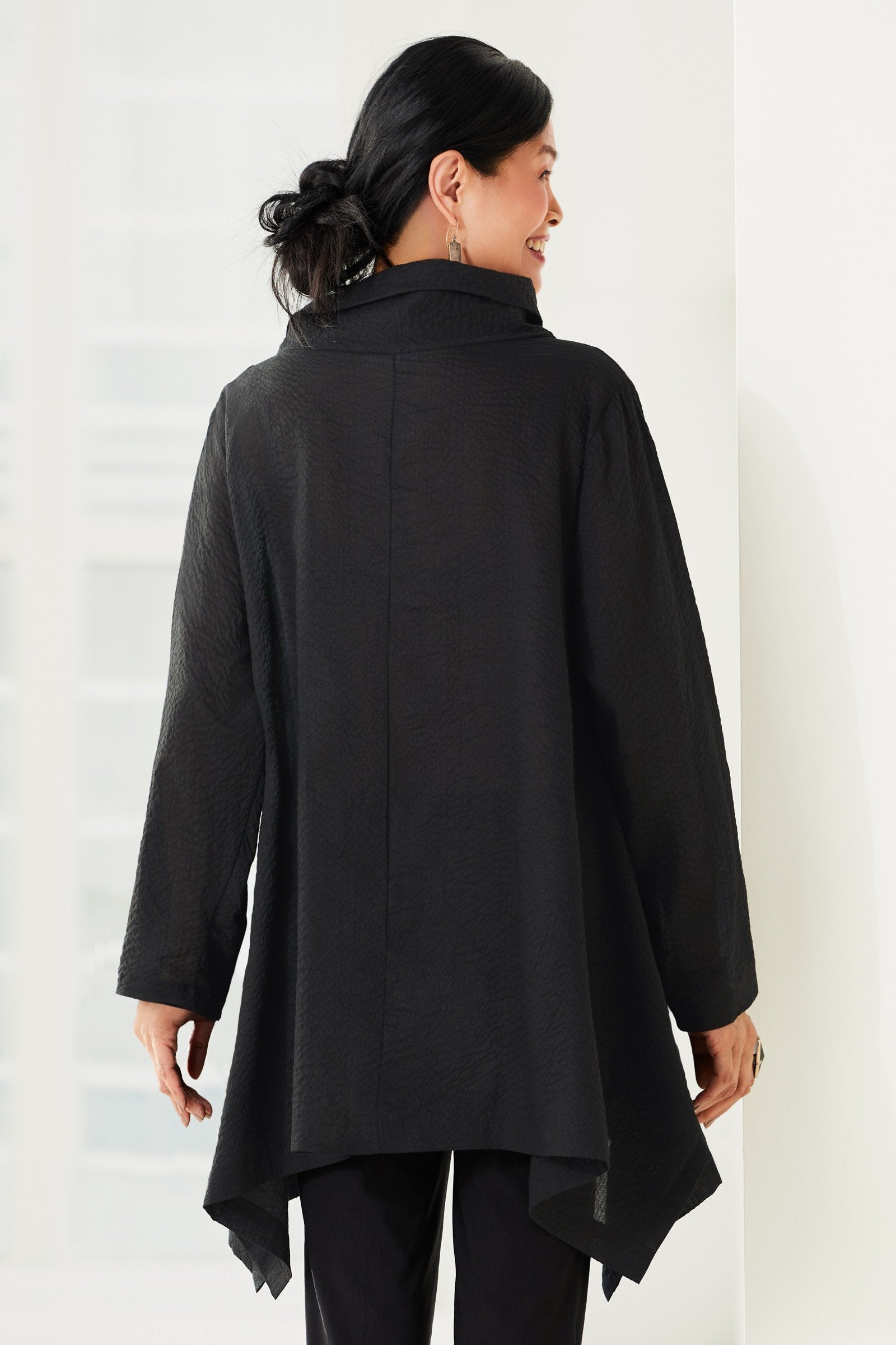 Waterfall Pieced Orchid Tunic