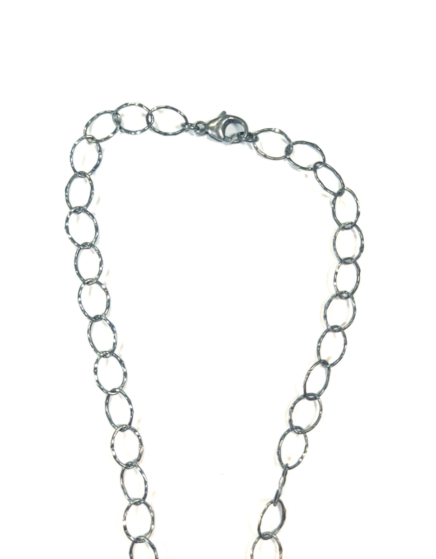 Green Rutile Fan Necklace