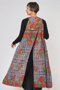Back Pleated Maxi Vest #2