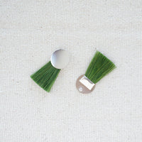Green Indigo with Sterling Silver