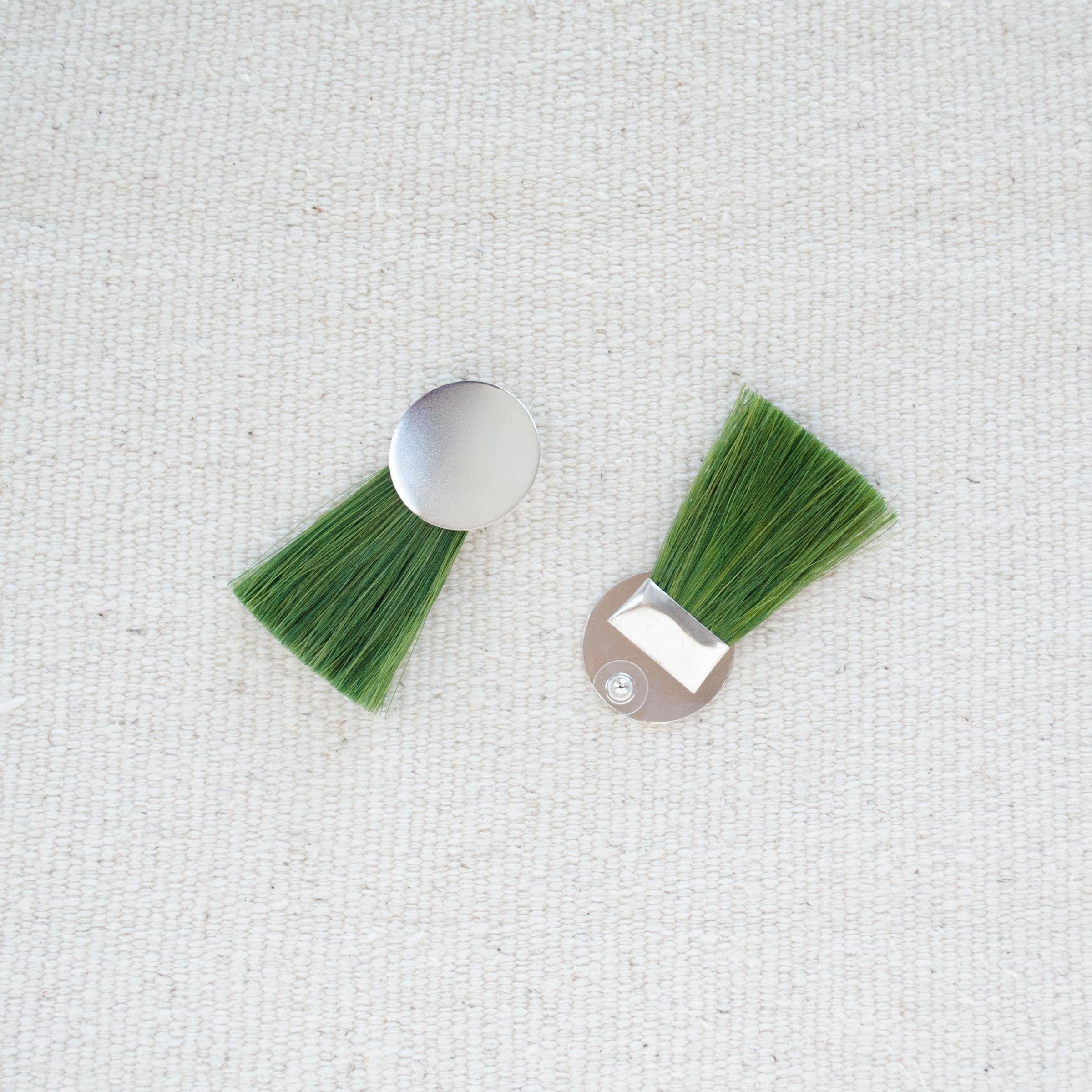 Green Indigo with Sterling Silver