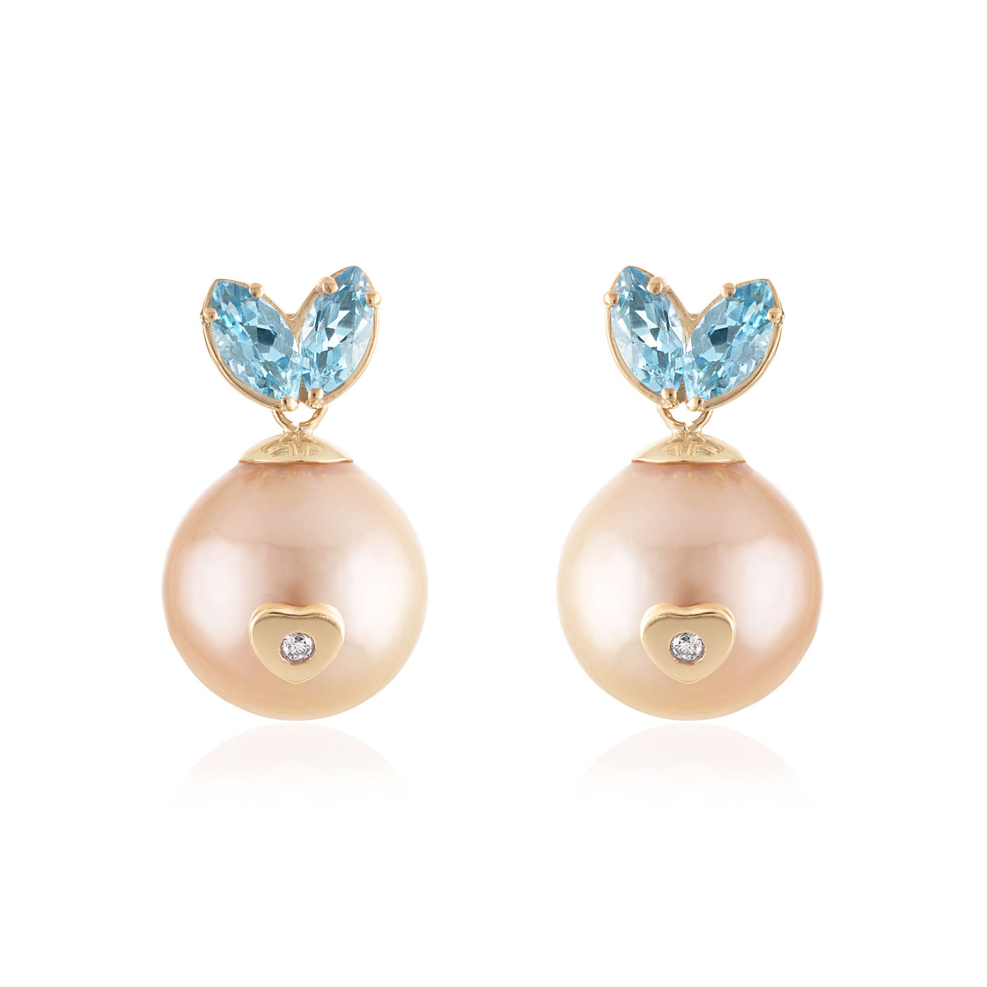 Pearl & Diamond Queen Rabbit Earrings